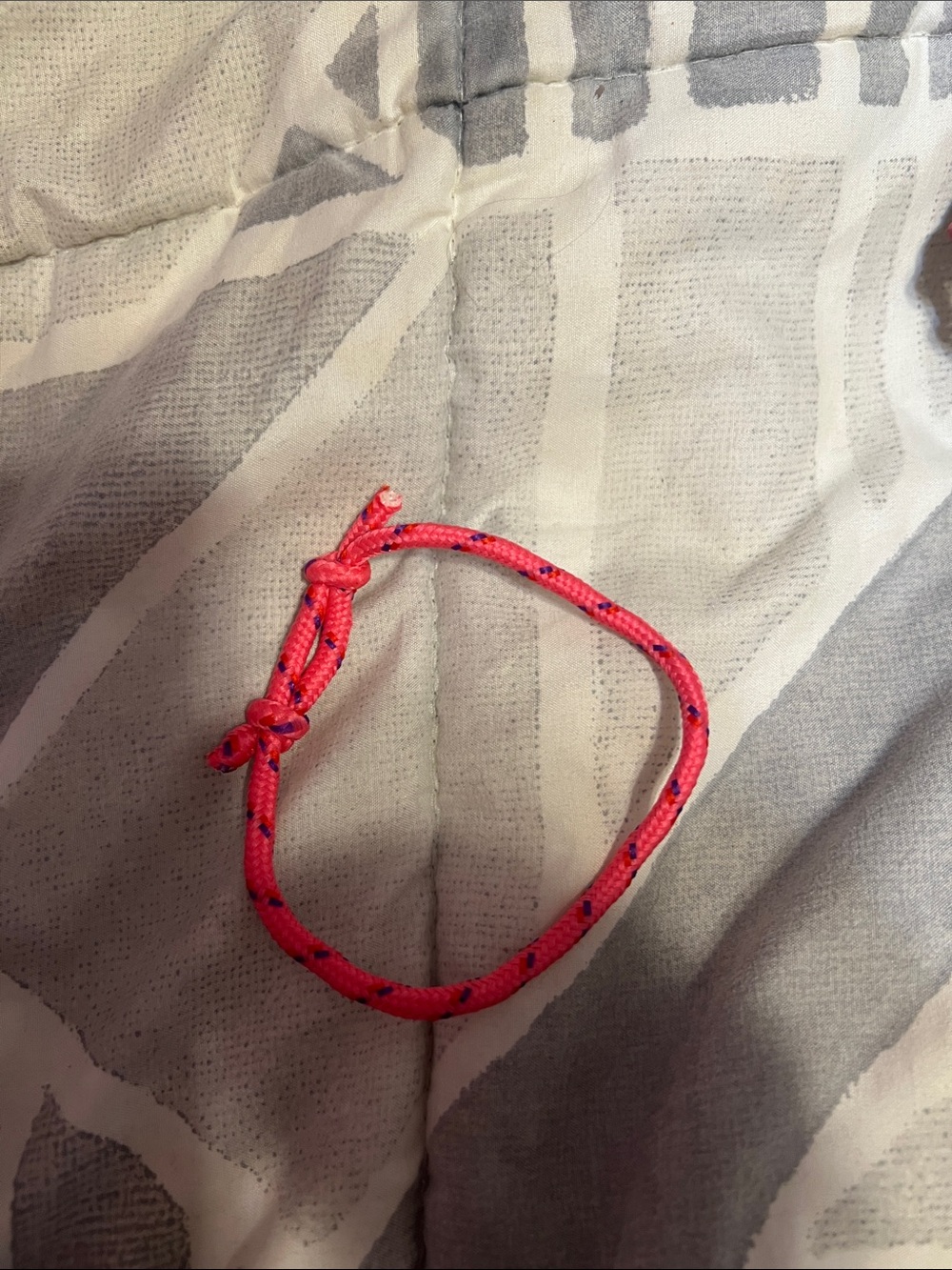 Adjustable Pink Rope Bracelet - Women Accessories